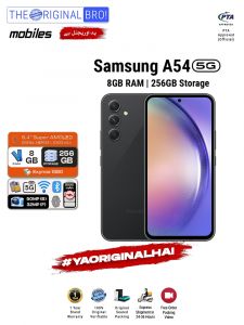 Samsung A54 5G - 8GB RAM - 256GB Storage - Easy Monthly Installments - PTA Approved - 1 Year Official Warranty - The Original Bro Mobiles - TOB70